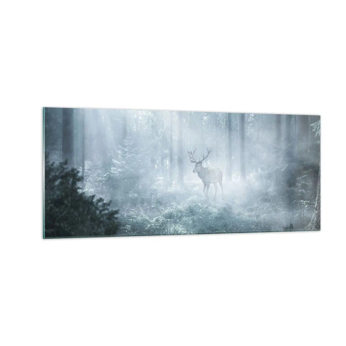 Quadro em vidro - Passeio matinal à volta da propriedade - 100x40 cm