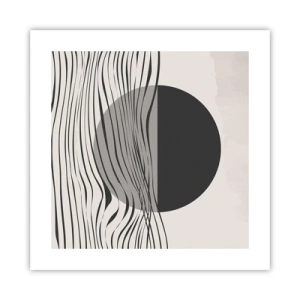 Pôster - Composição da metade - 40x40 cm