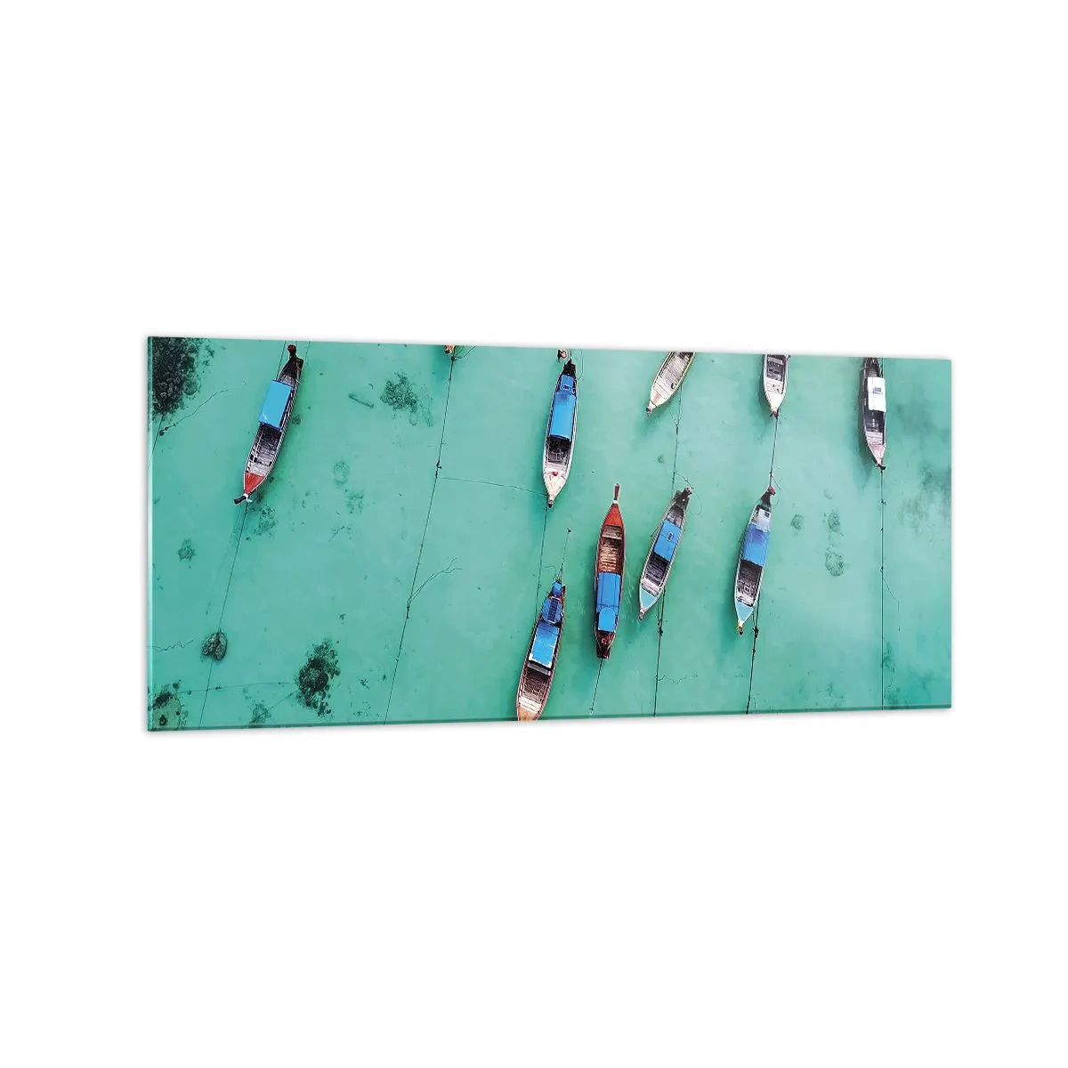 Quadro em vidro - Na alegre expectativa - 120x50 cm