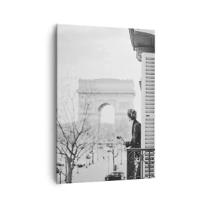 Quadro em tela - Quarto com vista - 70x100 cm