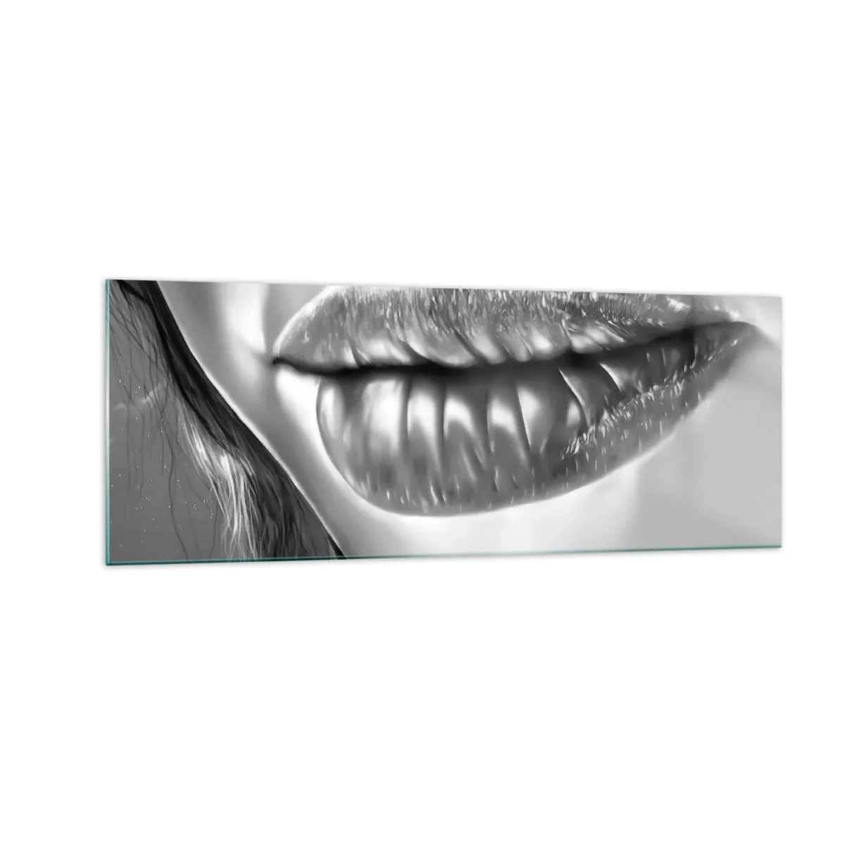 Quadro em vidro - Eu sei o que está a pensar... - 140x50 cm