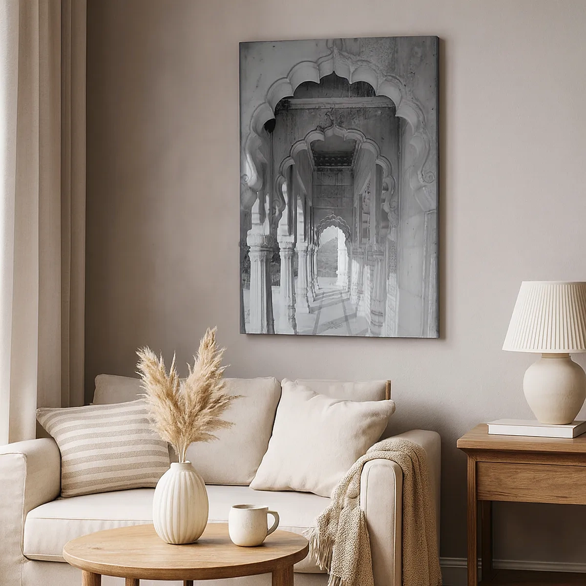 Quadro em tela - Contos de fadas orientais acontecem aqui - 50x70 cm