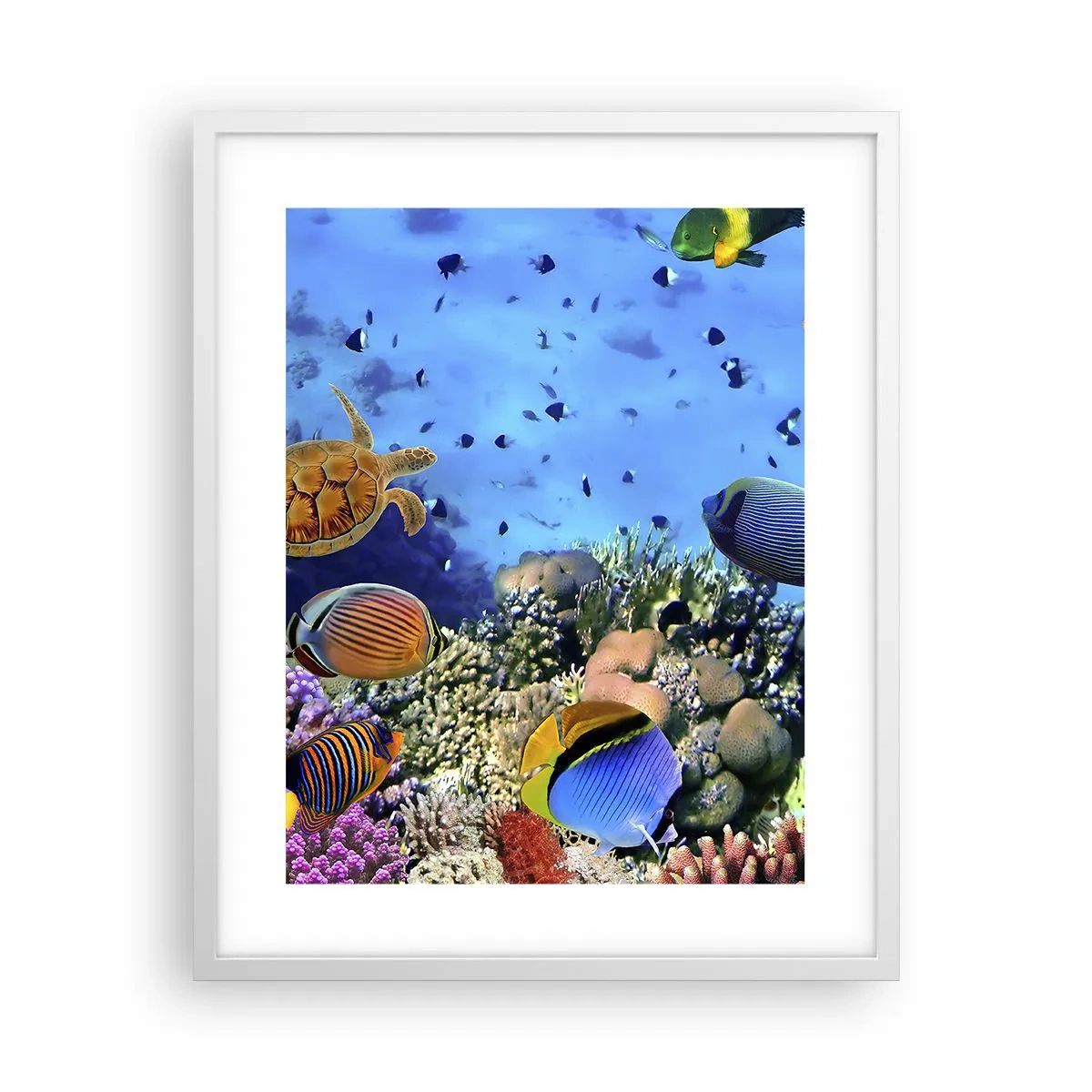 Pôster em moldura branca - E o que sabemos sobre a vida... - 40x50 cm