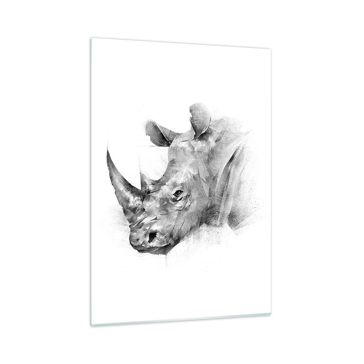 Quadro em vidro - Retrato africano - 50x70 cm