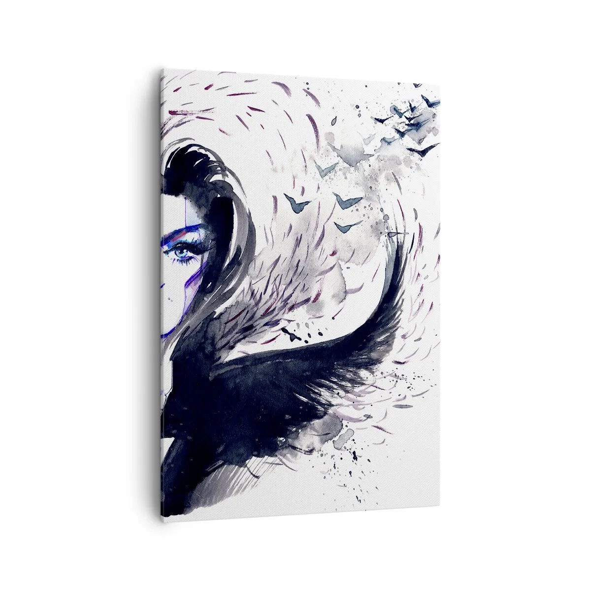 Quadro em tela - Demoníaca e linda - 70x100 cm