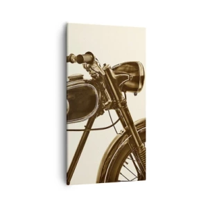 Quadro em tela - Saudades dos clássicos - 55x100 cm
