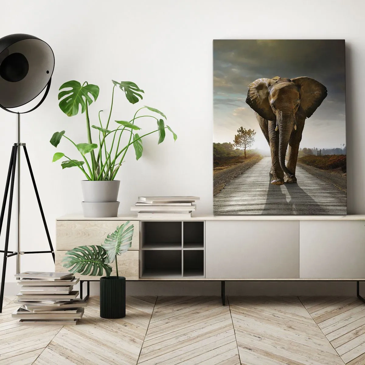 Quadro em tela - Não faz parte da composição da porcela - 70x100 cm