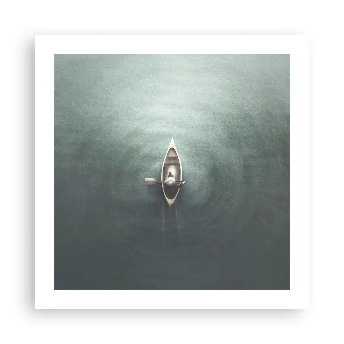 Pôster - Através do lago da lua - 50x50 cm