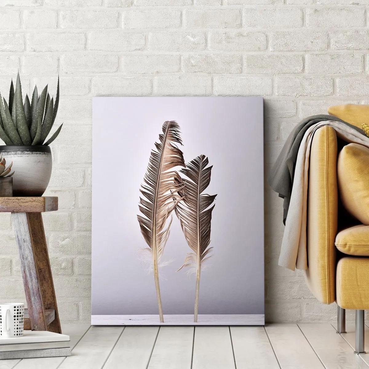 Quadro em tela - Contra o nada - 65x120 cm