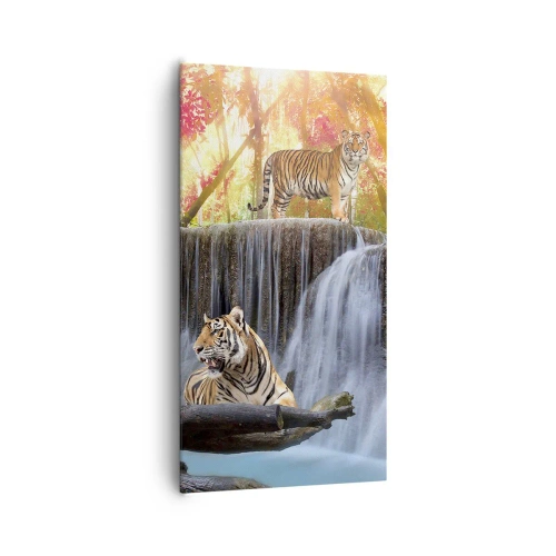 Quadro em tela - Paisagem surrealista - 65x120 cm