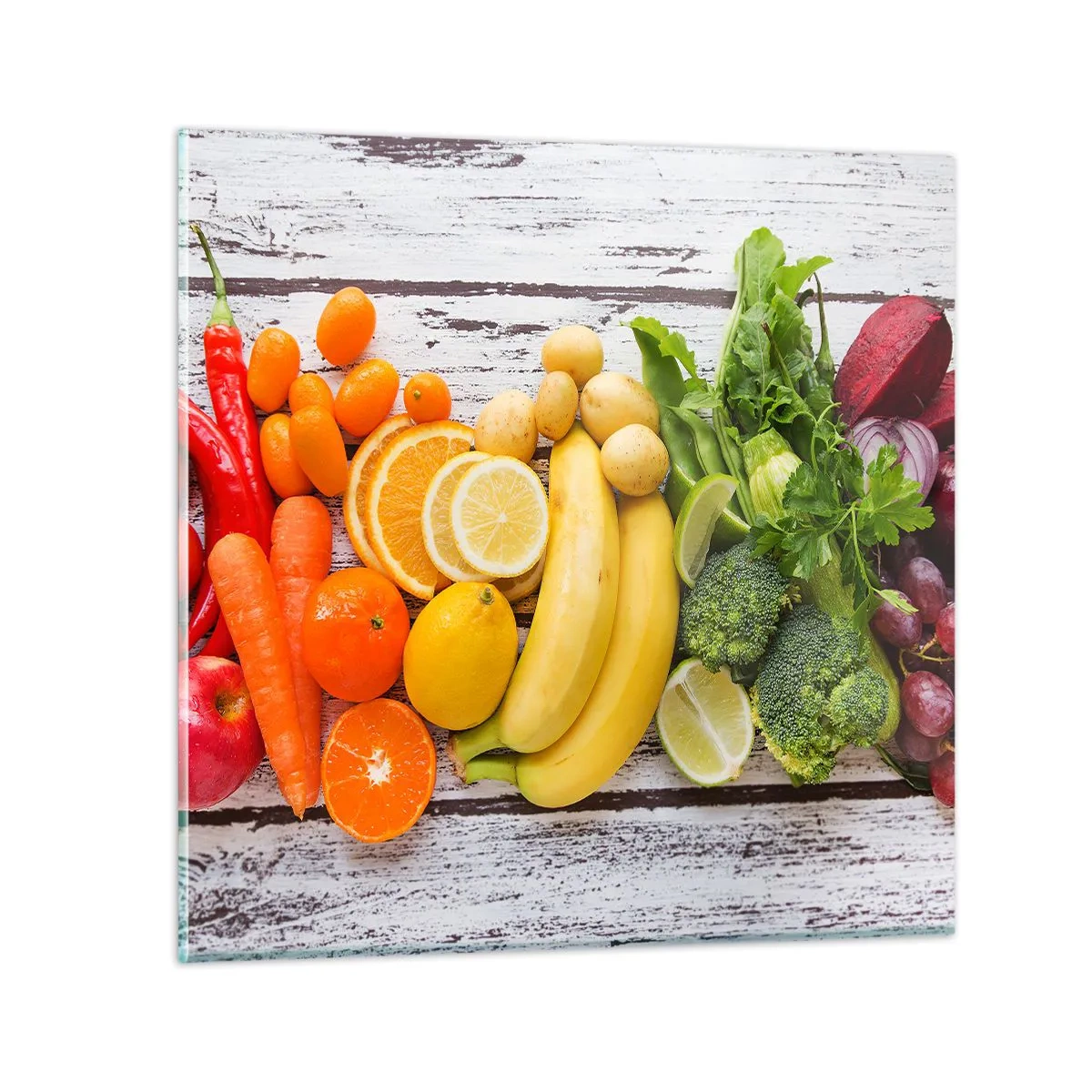 Quadro em vidro - Não é suficiente? - 40x40 cm