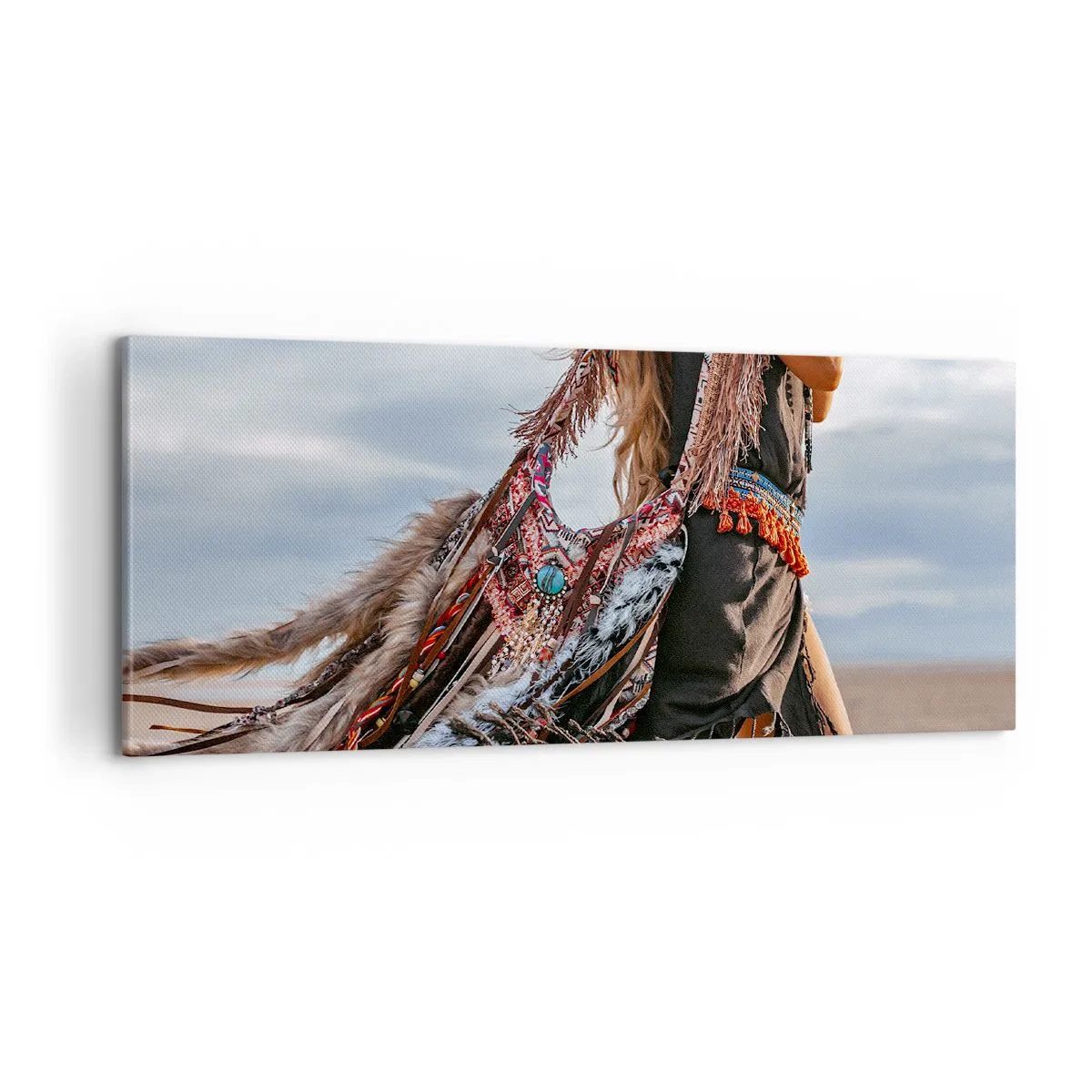 Quadro em tela - Namorada do Xamã - 100x40 cm