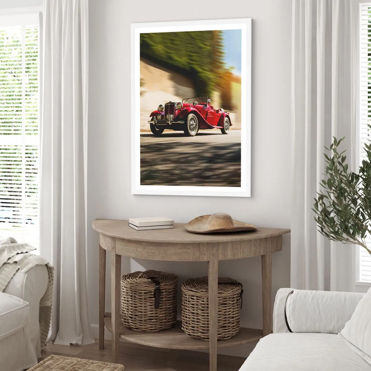 Pôster em moldura branca - Mais bonita que a Vitória de Samotrácia - 61x91 cm