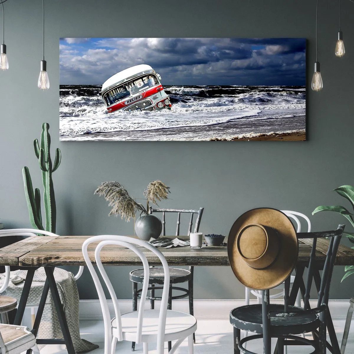 Quadro em tela - E por que a surpresa? - 120x50 cm