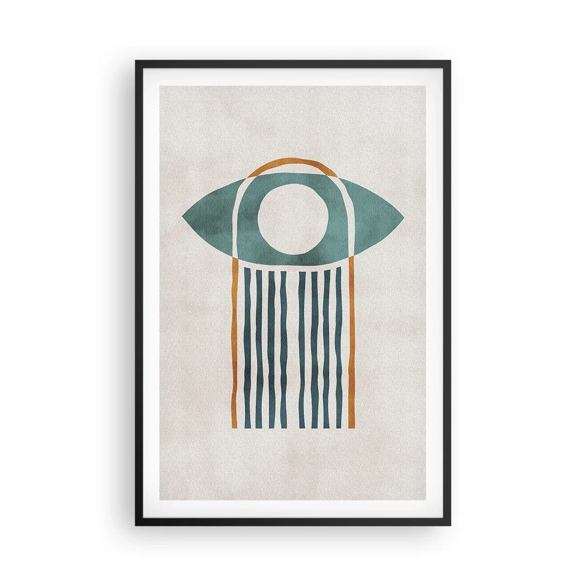 Pôster com moldura preta - Sinais e rituais - 61x91 cm