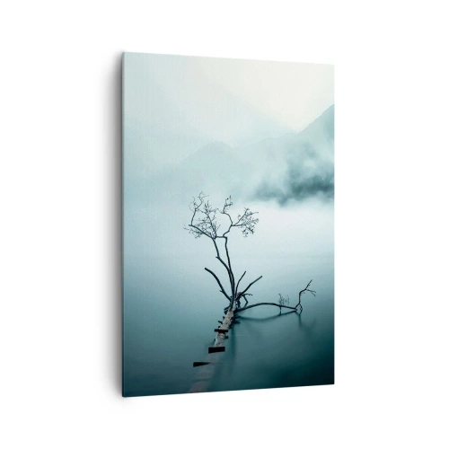 Quadro em tela - Da água e da neblina - 70x100 cm