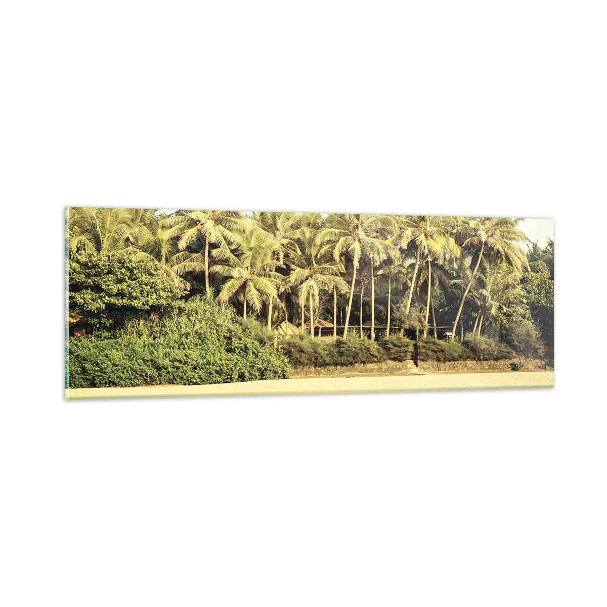 Quadro em vidro - Ou talvez aqui? - 90x30 cm