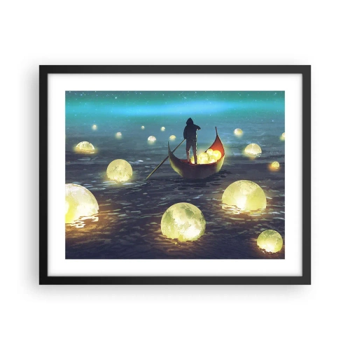 Pôster com moldura preta - Coisas com as quais os filósofos nunca sonharam - 50x40 cm