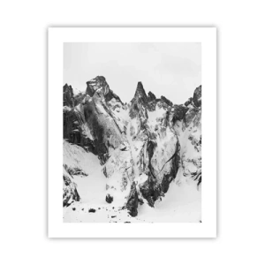 Pôster - O assustador cume de granito - 40x50 cm