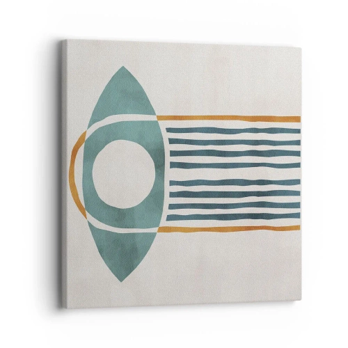 Quadro em tela - Sinais e rituais - 30x30 cm