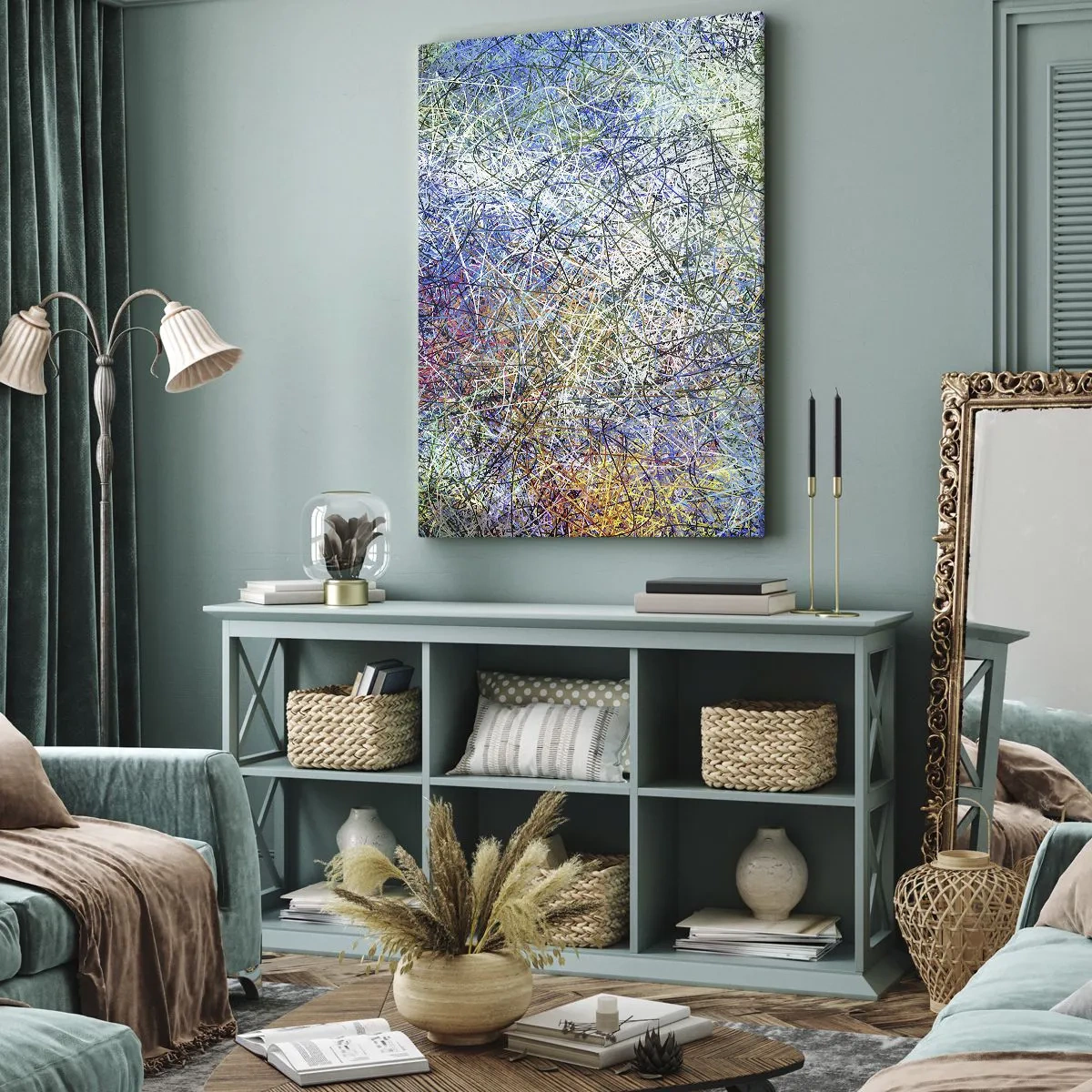Quadro em tela - Não é assim tão simples - 50x70 cm