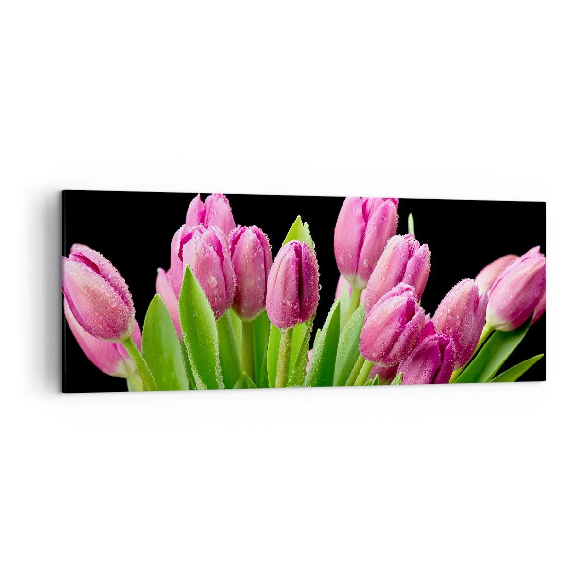 Quadro em tela - Alegria lilás da primavera - 140x50 cm