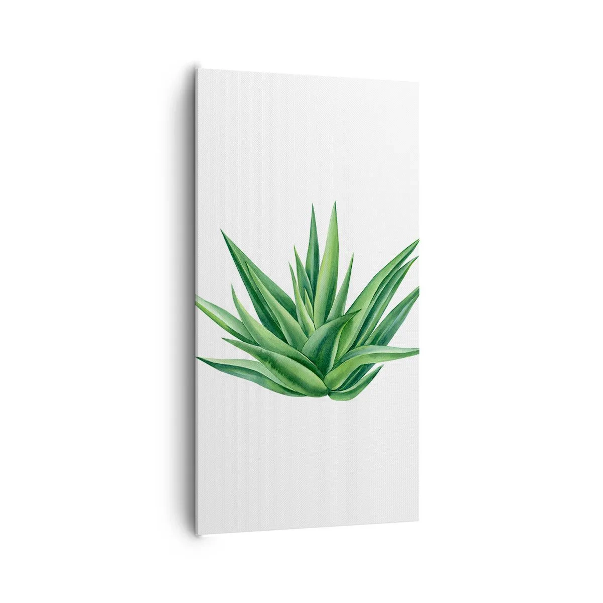 Quadro em tela - Verde – força – vida - 65x120 cm