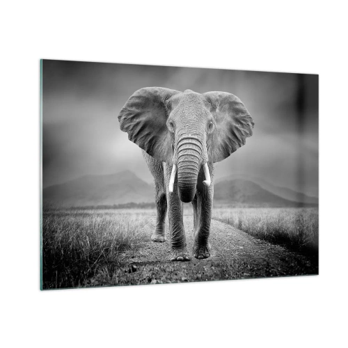 Quadro em vidro - O anfitrião dá as boas-vindas - 100x70 cm