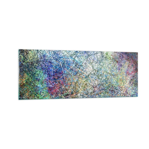 Quadro em vidro - Não é assim tão simples - 140x50 cm