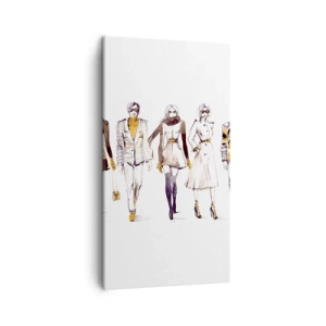 Quadro em tela - Elegância elegante e casual sem esforço - 45x80 cm