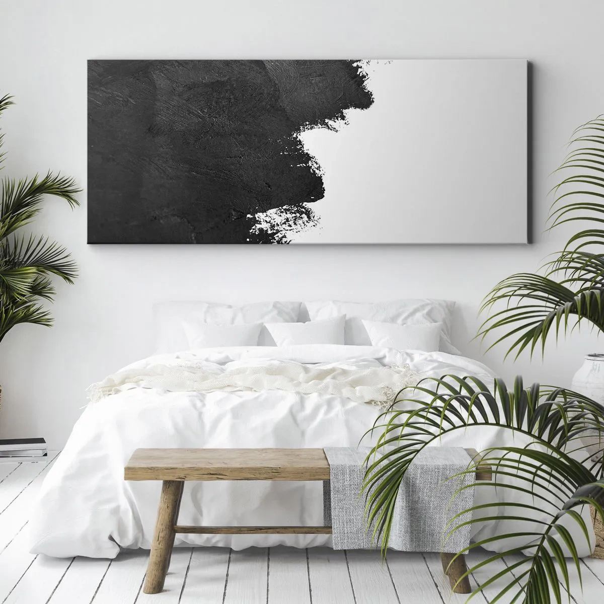 Quadro em tela - Elementos: terra - 100x40 cm