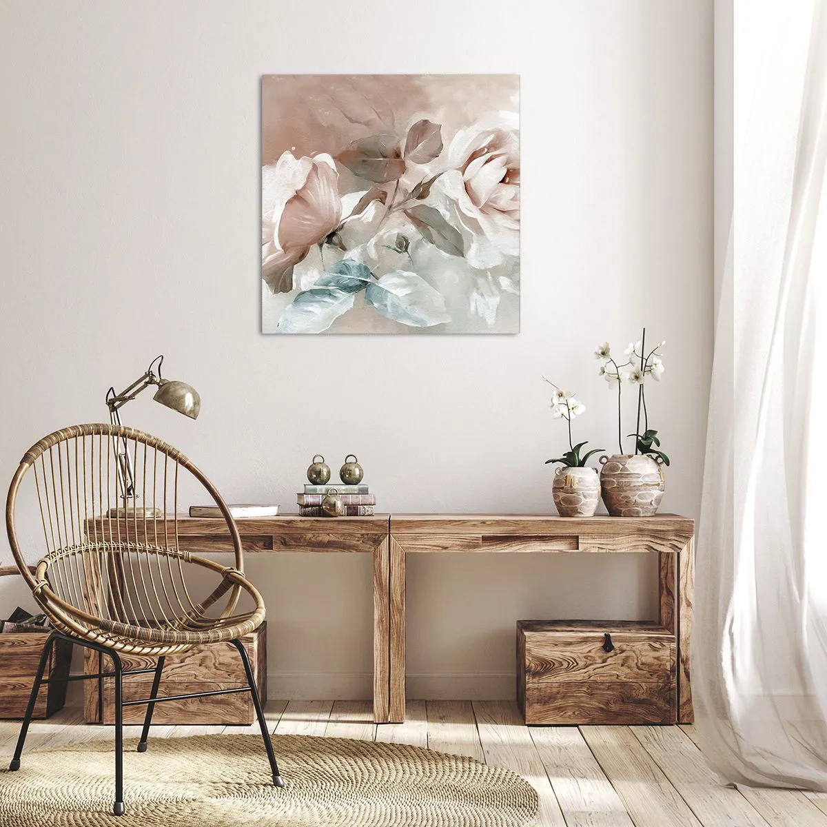 Quadro em tela - O espírito do romantismo - 70x70 cm