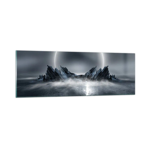 Quadro em vidro - O fim da história - 90x30 cm