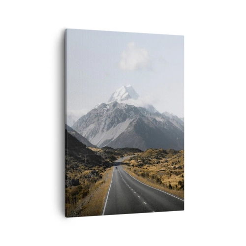 Quadro em tela - O caminho para o coração das montanhas - 50x70 cm