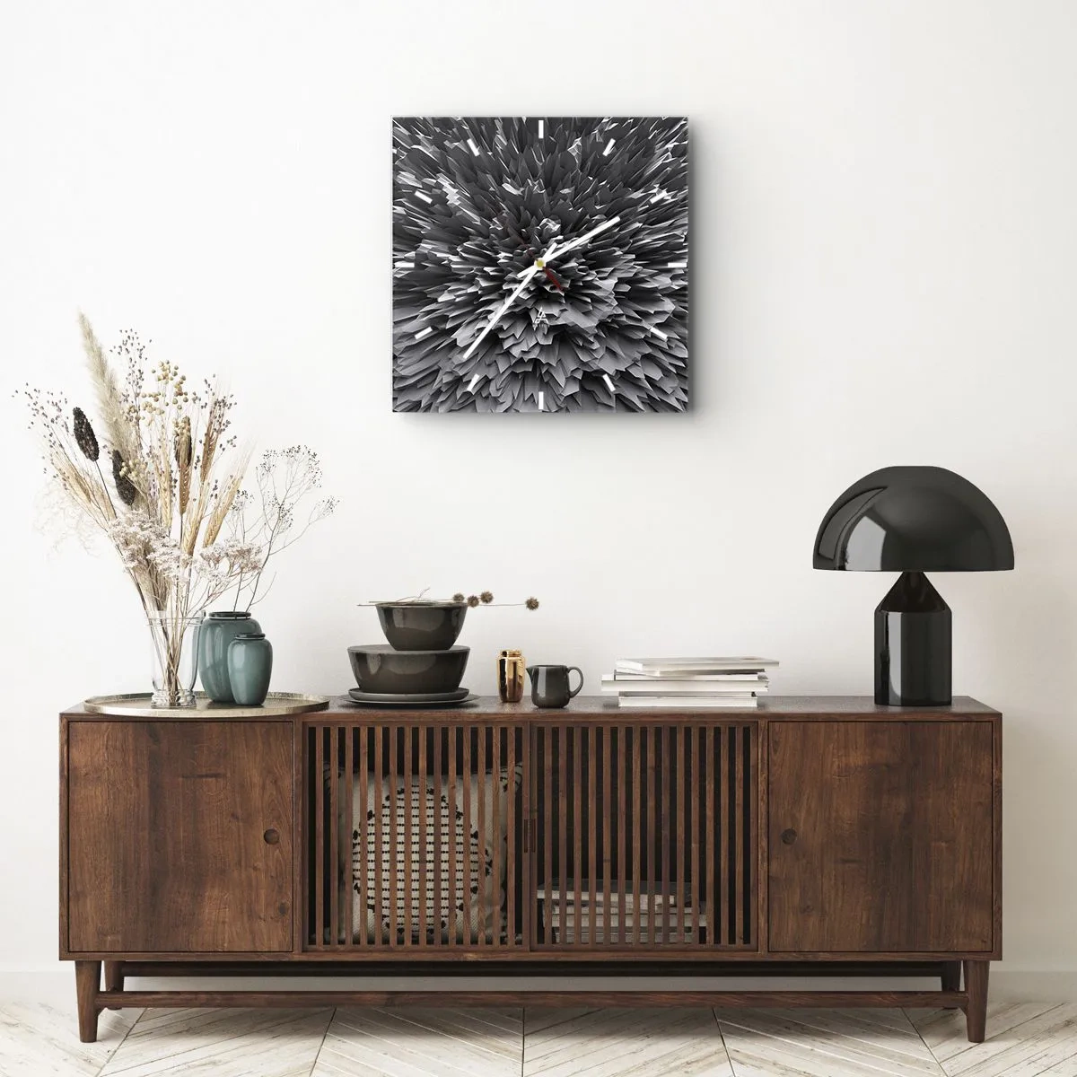 Relógio de parede - Relógio em vidro - Não pode ficar mais difícil do que isso - 40x40 cm