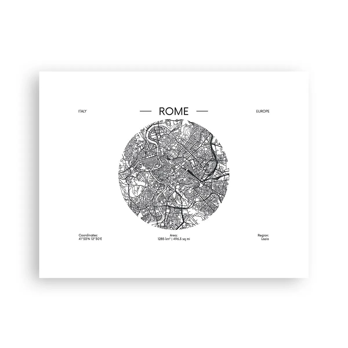 Pôster - Anatomia de Roma - 40x30 cm