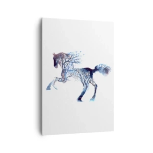 Quadro em tela - Como se a floresta tivesse se movido - 70x100 cm