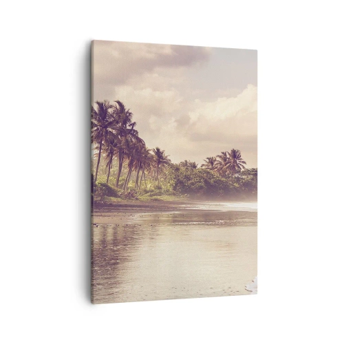 Quadro em tela - Carícia das ondas - 50x70 cm
