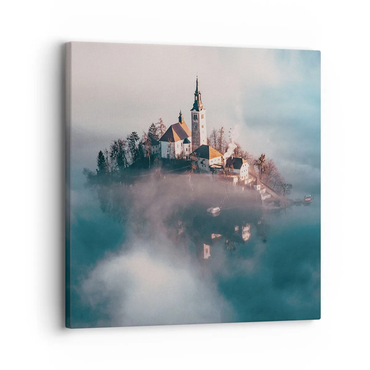 Quadro em tela - A ilha dos Sonhos - 30x30 cm