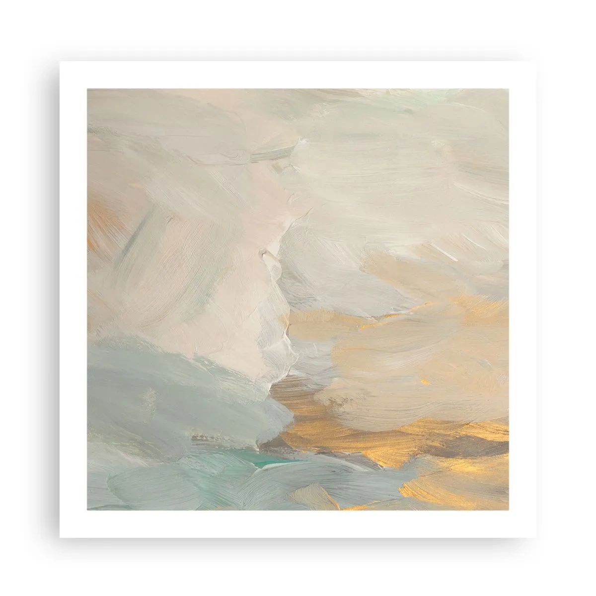 Pôster - Abstração – a terra da gentileza - 60x60 cm