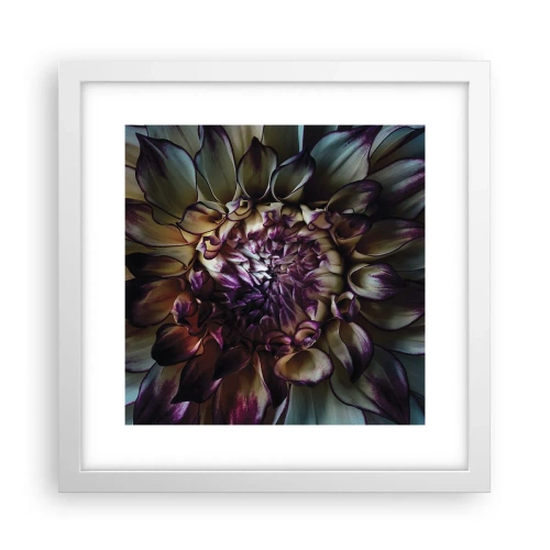 Pôster em moldura branca - O florescimento da juventude - 30x30 cm