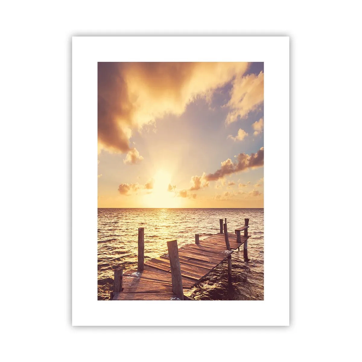 Pôster - A terra dourada da gentileza - 30x40 cm