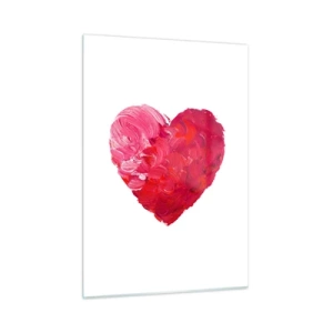 Quadro em vidro - All you need is love - 50x70 cm