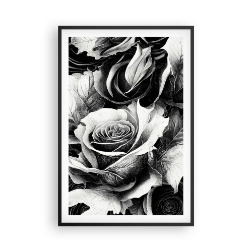 Pôster com moldura preta - Sempre uma rainha - 61x91 cm