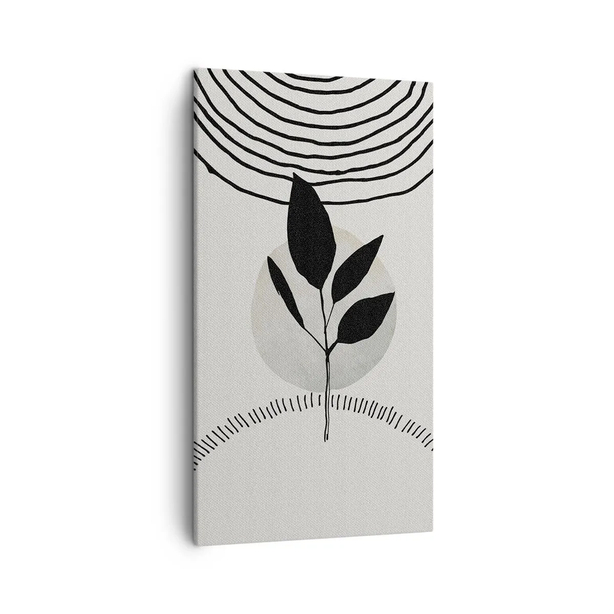 Quadro em tela - Composição: rituais da natureza - 45x80 cm