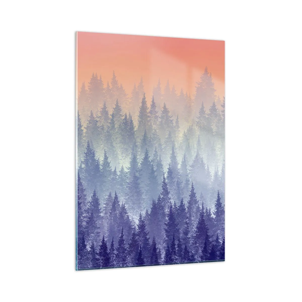 Quadro em vidro - Alto, mais alto, para o céu - 50x70 cm