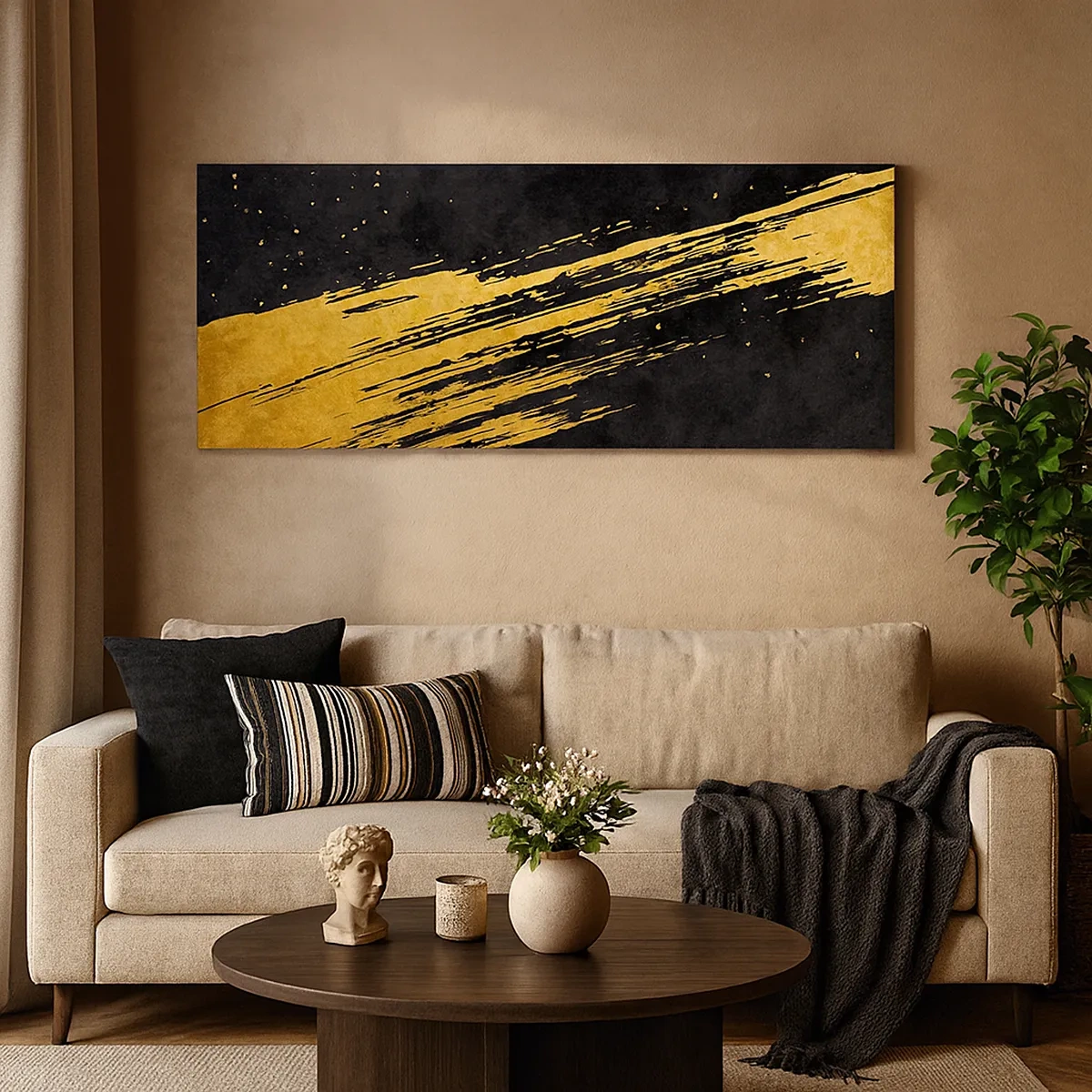 Quadro em tela - Salto para o hiperespaço - 30x30 cm