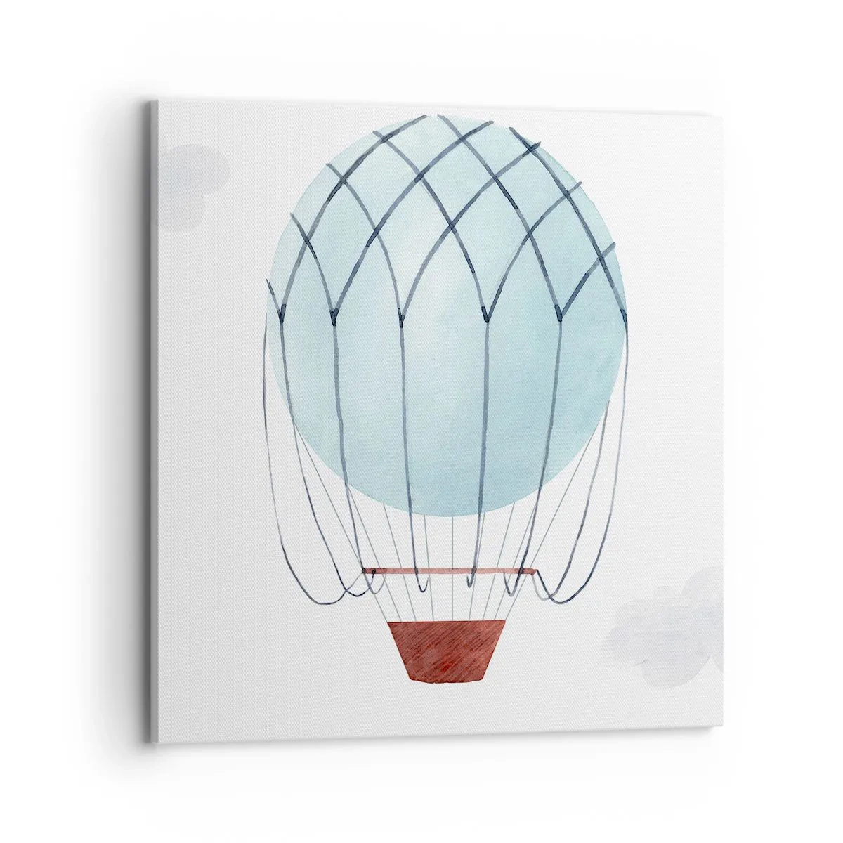 Quadro em tela - Tudo nas nuvens - 70x70 cm