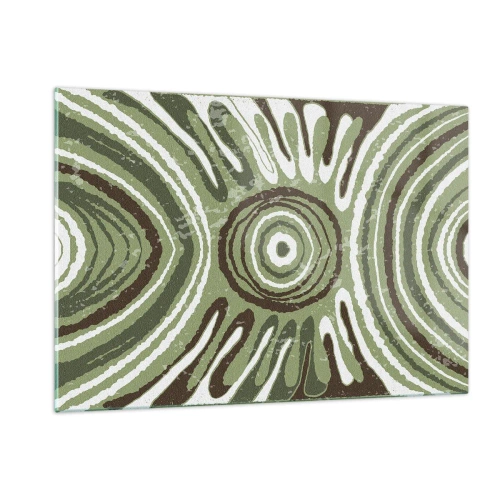 Quadro em vidro - Uma explosão de emoções - 120x80 cm