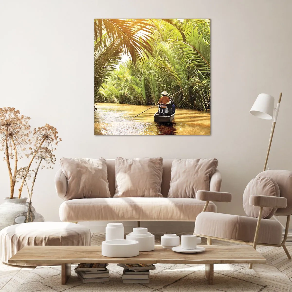 Quadro em tela - Desfiladeiro das palmeiras - 50x50 cm